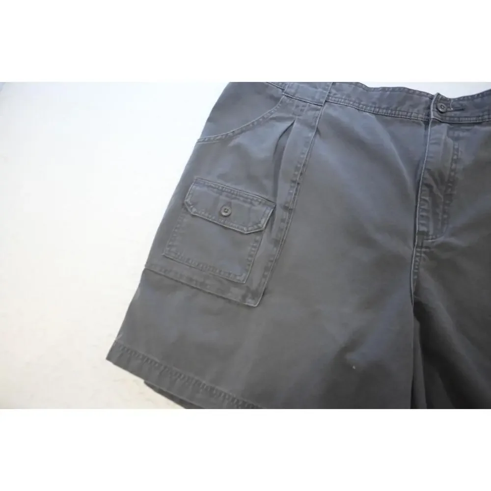 Cabelas Cargo‎ Shorts Rugged Gray Flat Hiking Camping Fishing Mens Size 46